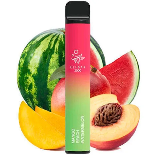 Elf Bar 2000 Mango Peach Watermelon (Манго Персик Кавун)