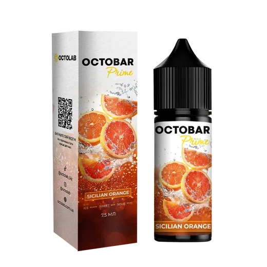 Набір Octobar Prime 15 мл 50 мг Sicilian Orange (Сицилійський апельсин)