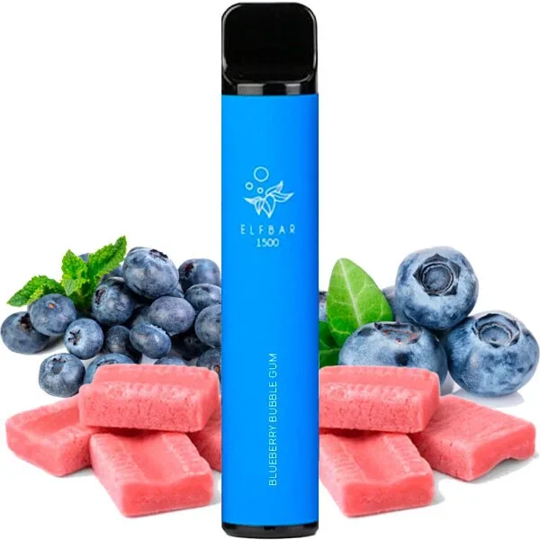 Elf Bar 1500 Blueberry Bubble Gum (Чорниця Бабл Гам)