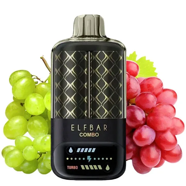 Elf Bar Combo 25000 Green Grape + Grape (Зелений Виноград + Виноград)