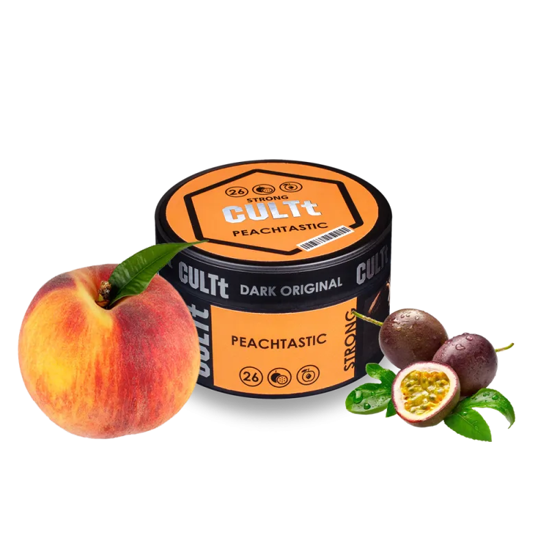 Тютюн CULTt Strong DS26 100g Peachtastic (Маракуя Персик)
