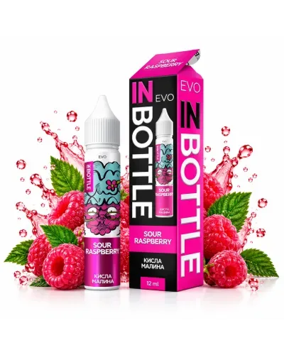 Набір In Bottle Evo 30 ml 50mg Sour Raspberry (Кисла Малина)