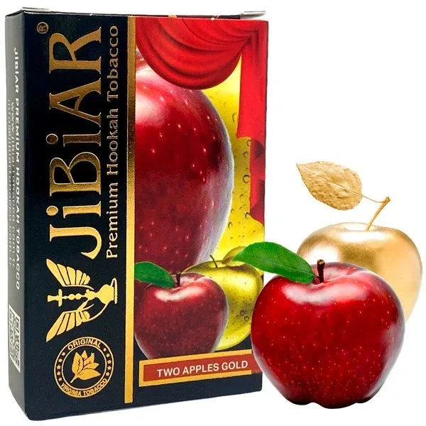 Тютюн Jibiar 50g Two Apples Gold (Два Яблука Голд)