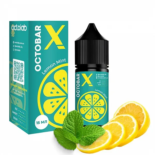 Набір Octobar X 30 мл 50 мг Lemon Mint (Лимон М'ята)