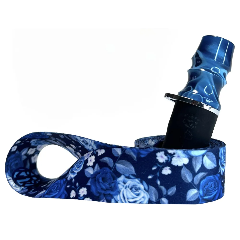 Персональний мундштук для кальяну PERSONALKA Epoxy Twice Blue Roses