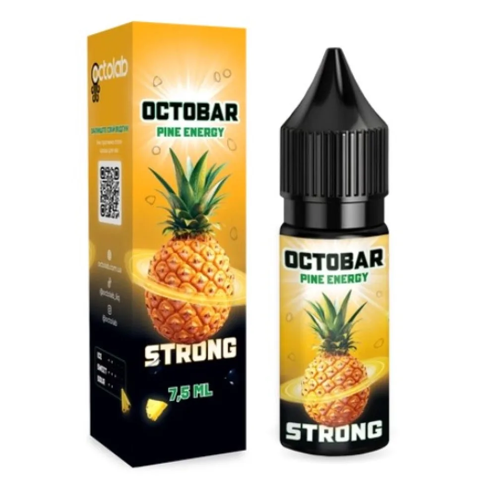 Набір Octobar Strong 15 мл 50 мг Pine Energy (Ананас Енергетик)