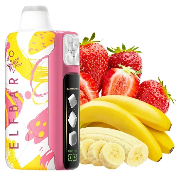 Elf Bar 30000 Sweet King Strawberry Banana (Полуниця Банан)