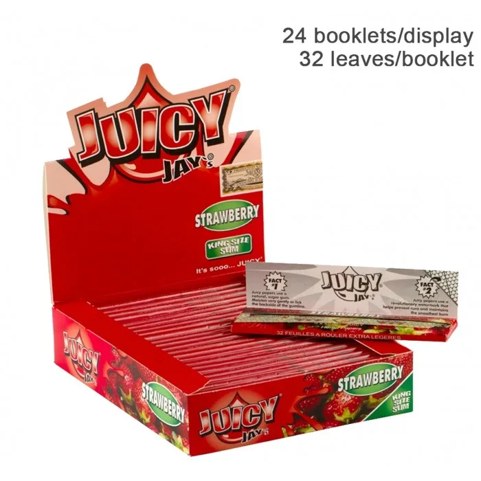 Папір для самокруток King Size Juicy Jays Strawberry