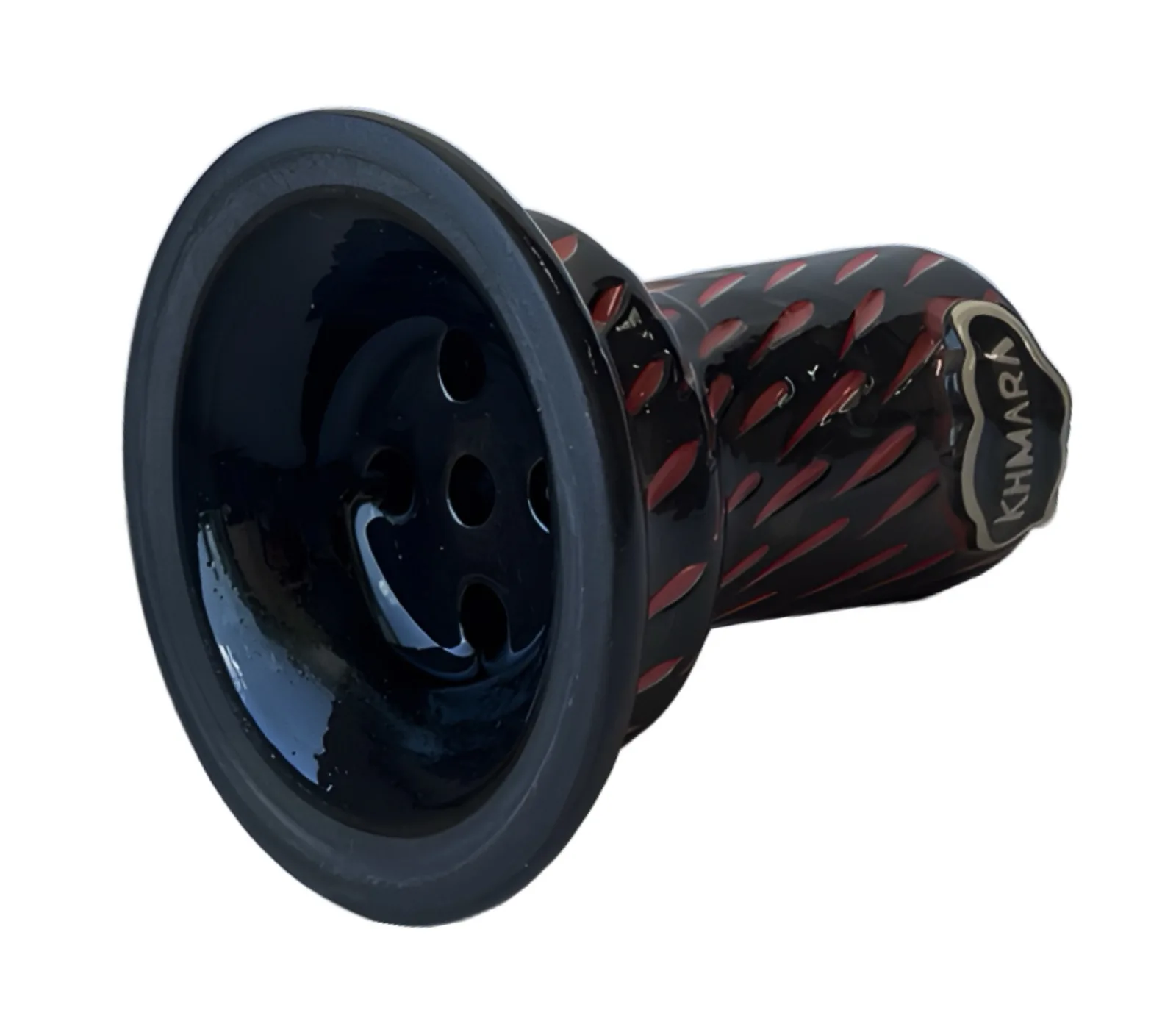 Чаша для кальяну Khmara Tulipa-D Black Beam Red 2