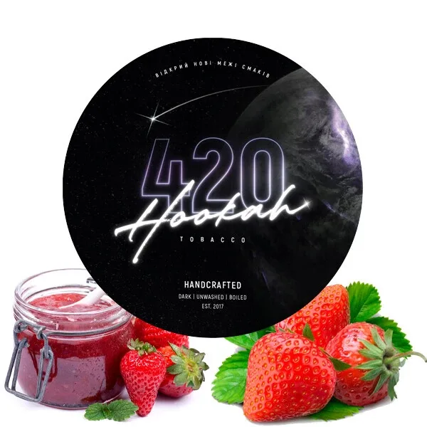 Тютюн 420 Classic Line 100gr Strawberry Jam (Полуничний Джем)