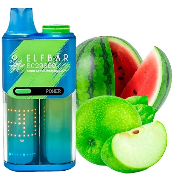 Elf Bar BC 20000 Sour Apple Watermelon (Кисле Яблуко Кавун)