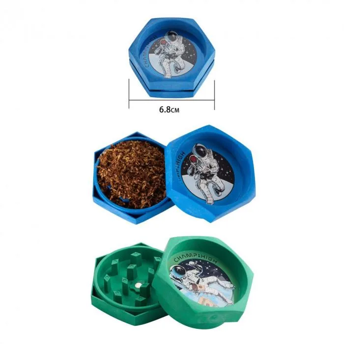 Гріндер пластиковий CH.HIGH GRIND PLAS SPACE LIFE D:68 MM 4