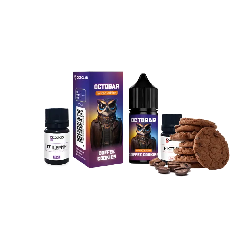 Набір Octobar NFT 10 мл 50 мг Coffee Cookies (Кавове печиво)