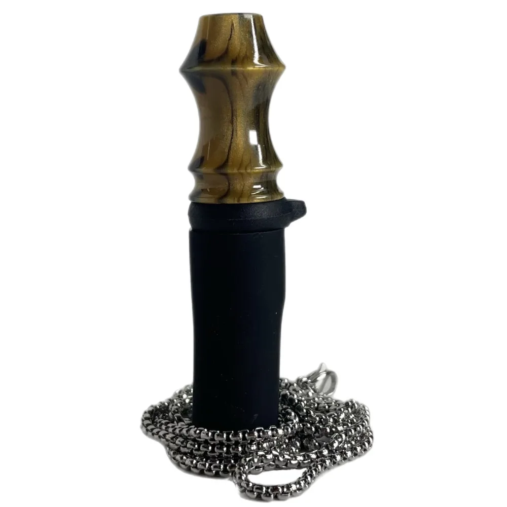 Персональний Мундштук для кальяну Reso Epoxy Twice Gold Black