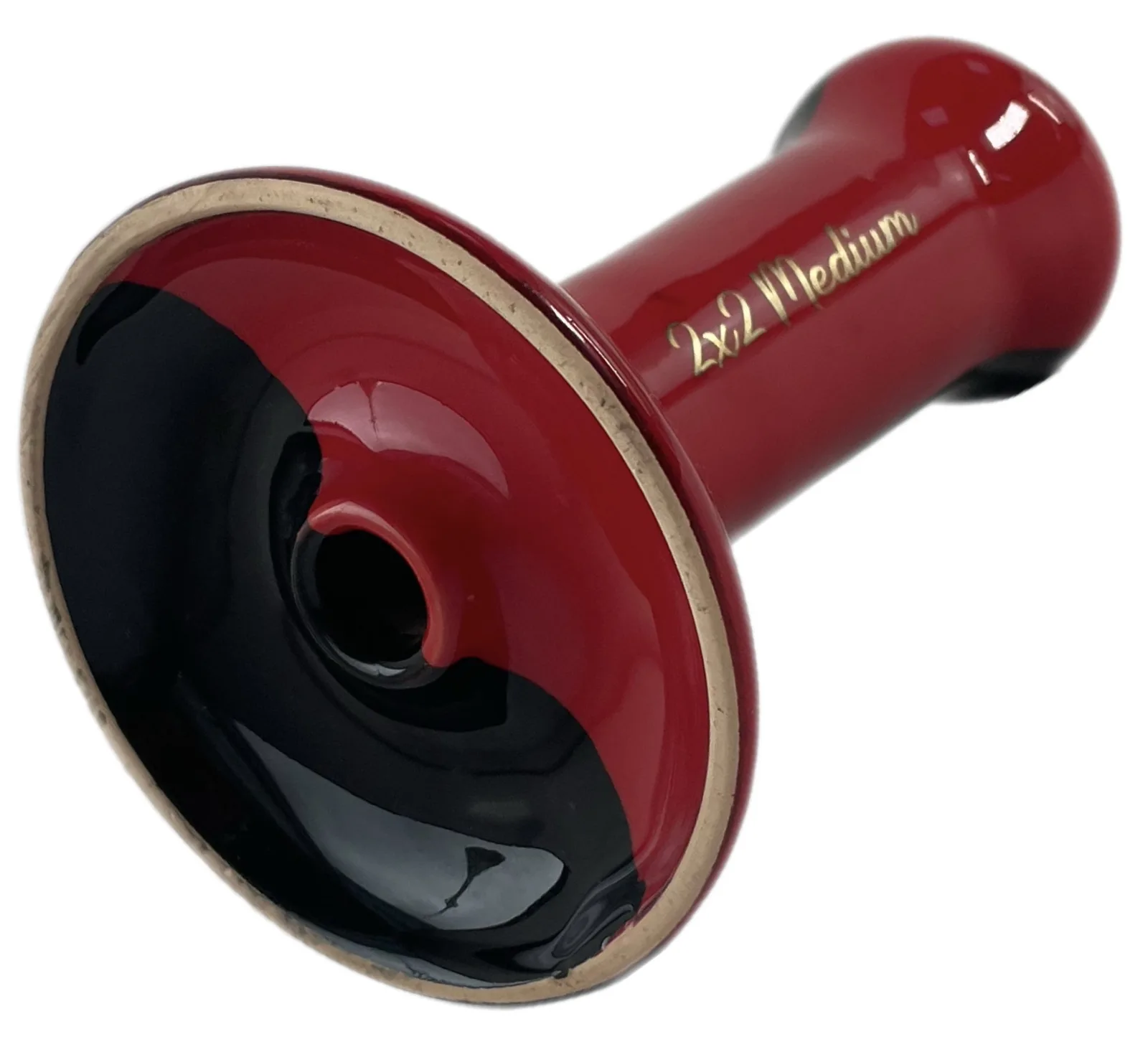 Чаша для кальяну 2х2 Bomb Phunnel Glaze Double Red/Black 2