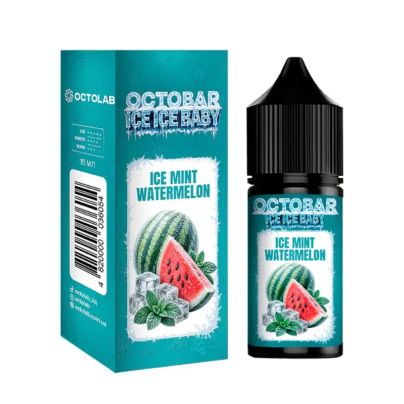 Набір Octobar Ice Ice Baby 30 мл 50 мг Ice Mint Watermelon (Кавун М'ята Лід)