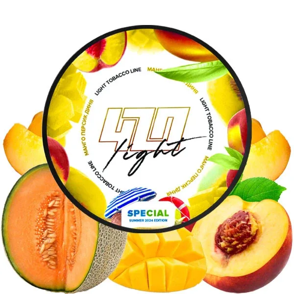 Тютюн 420 Light 100gr Манго Персик Диня