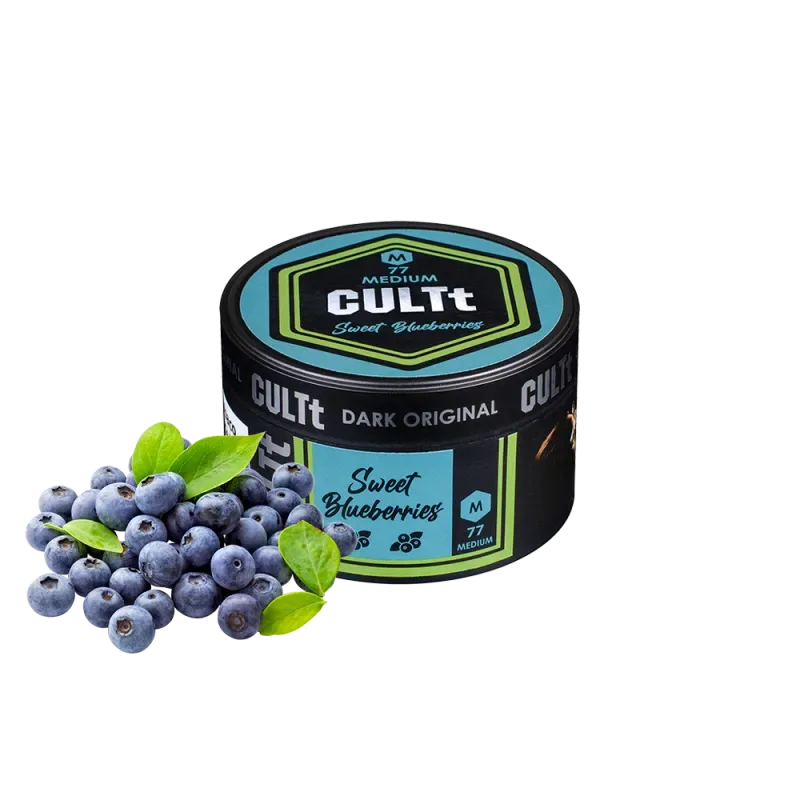 Тютюн CULTt Medium M77 100g Sweet Blueberries (Солодка Чорниця)