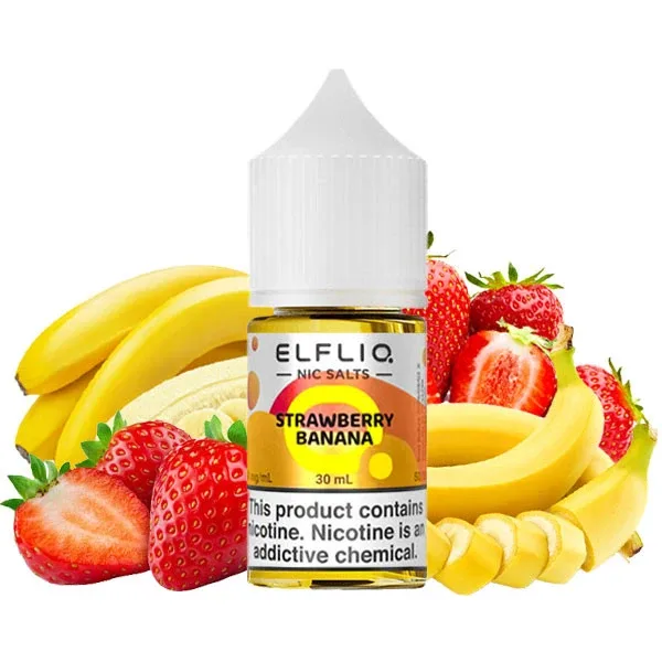 Рідина Elf Liq 30 мл Strawberry Banana (Полуниця Банан)