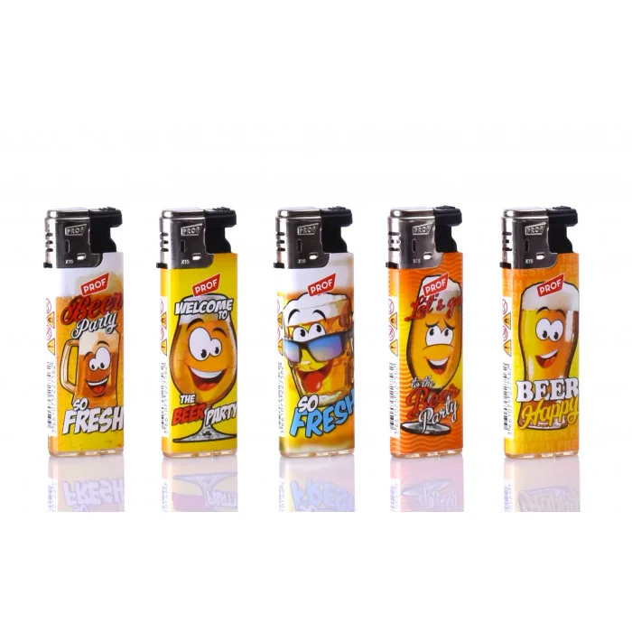 Запальничка Prof Lighters with Beer logo's 2
