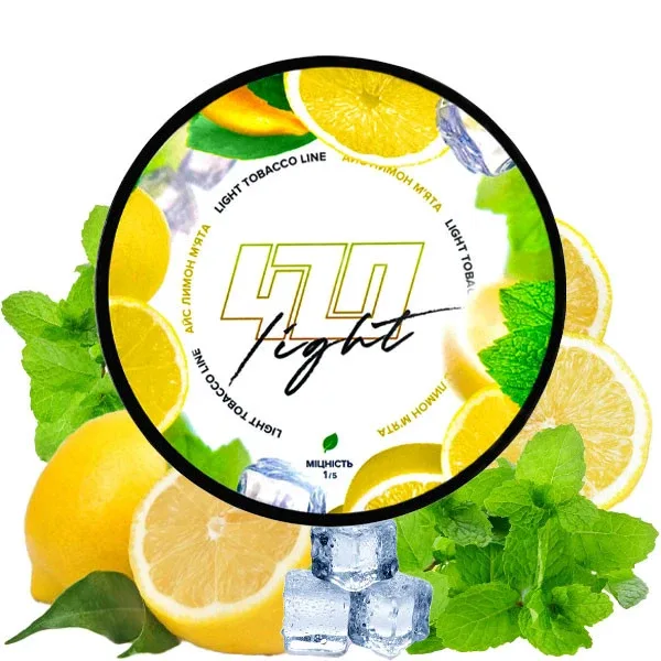 Тютюн 420 Light 100gr Айс Лимон М'ята