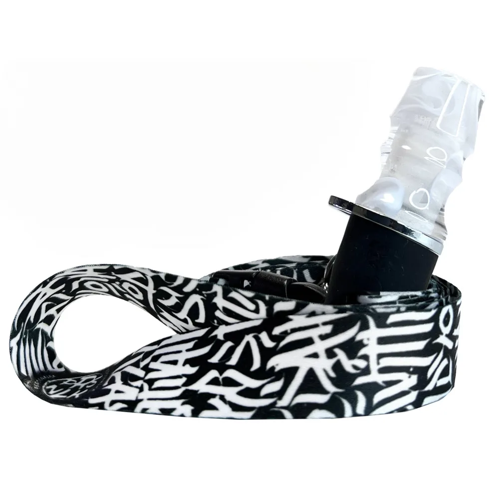 Персональний мундштук для кальяну PERSONALKA Epoxy Twice White Grafiti