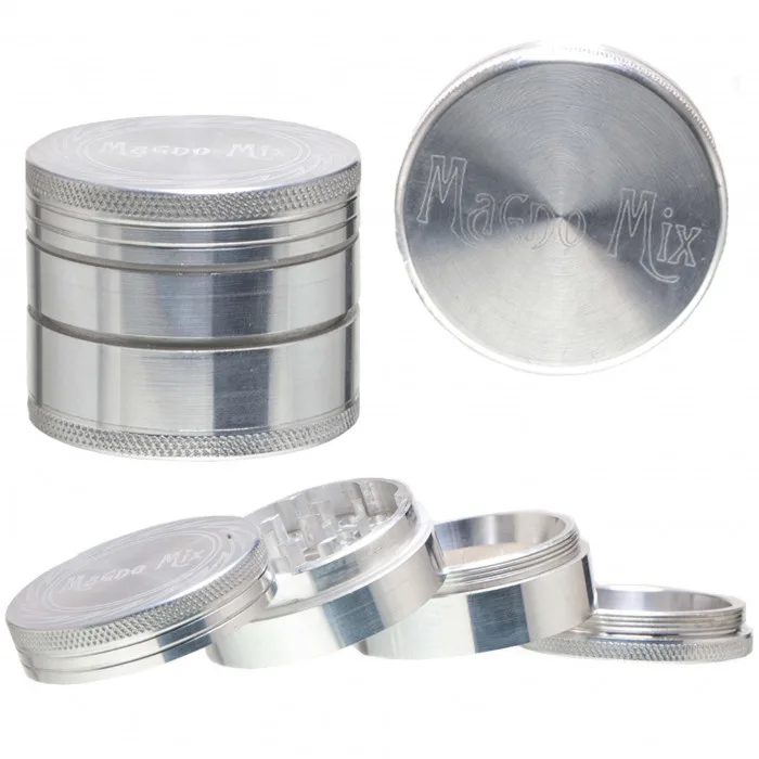 Гриндер Magno Mix 420 Leaf Silver - 4part - O:50mm