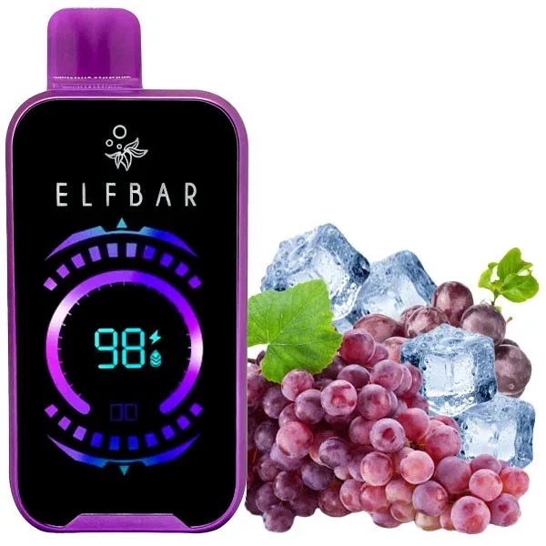 Elf Bar Raya D2 20000 Grape Ice (Виноград Лід)
