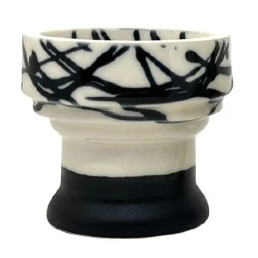 Чаша для кальяну Sweet Bowls Ring Glaze White