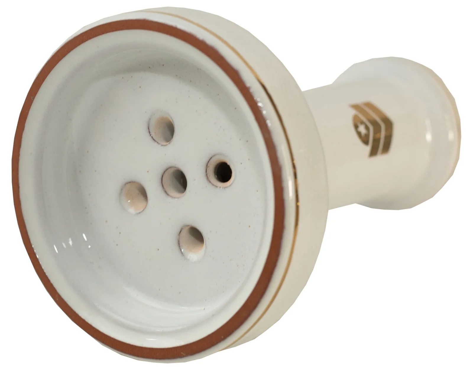 Чаша для кальяну Mig Hookah Royal Glaze Duplex White 2