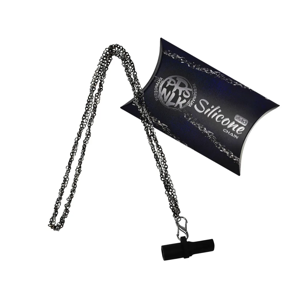 Персональний мундштук для кальяну Personalka Pro Chain Black Silver