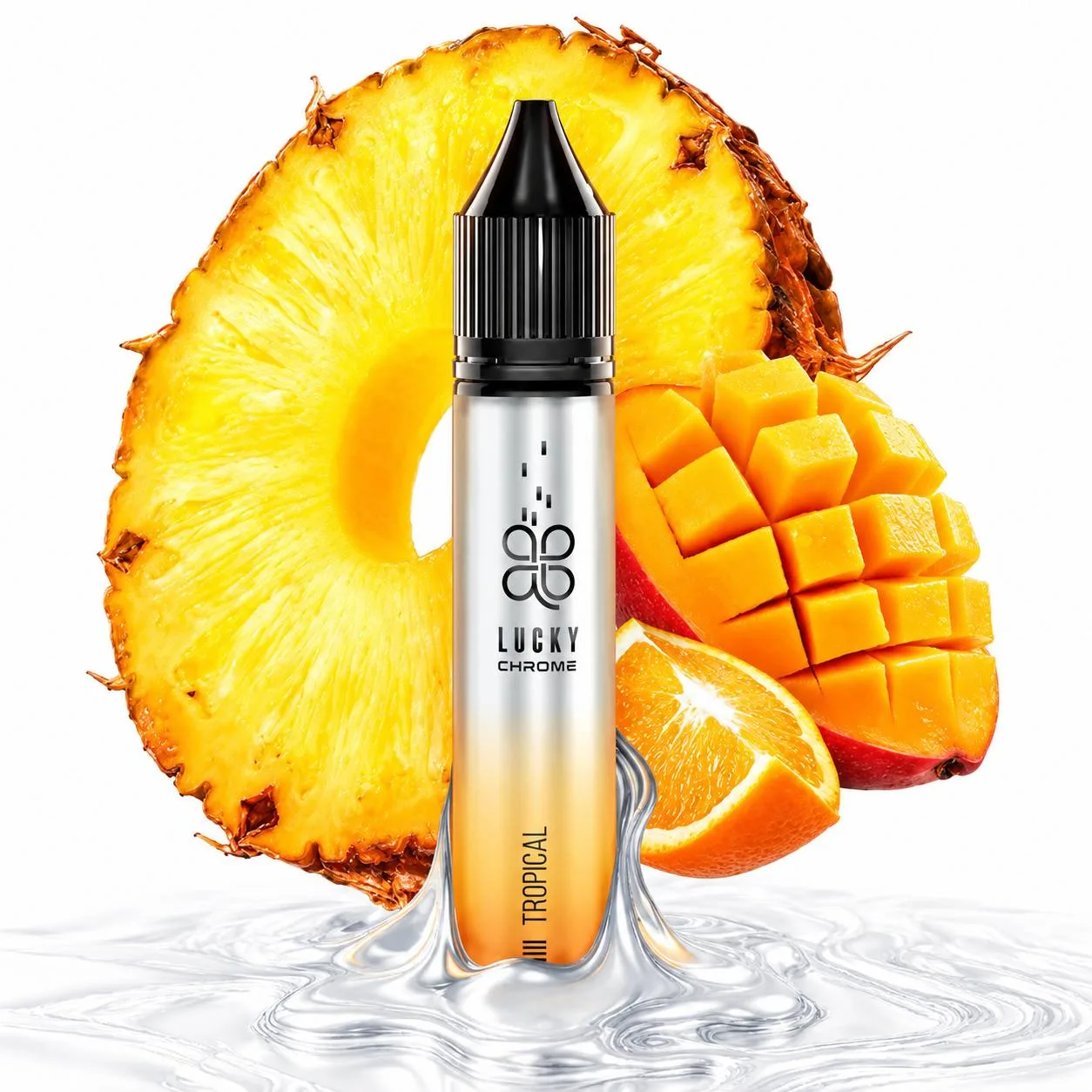 Рідина Lucky Chrome 30ml 50mg Tropical (Ананас Апельсин Хурма)