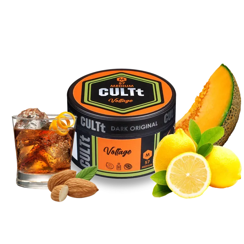 Тютюн CULTt Medium M57 100g Voltage (Амаретто Лимон Диня)