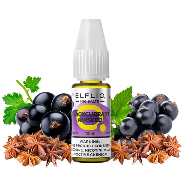 Рідина Elf Liq 10 мл Blackcurrant Aniseed (Чорна Смородина Аніс)