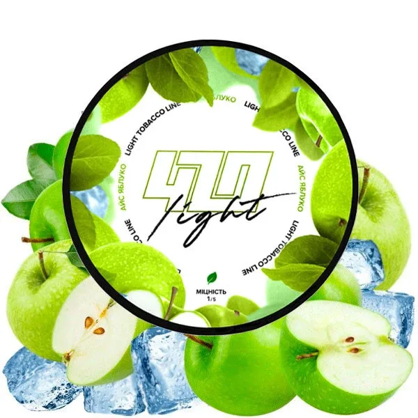 Тютюн 420 Light 100gr Айс Яблуко