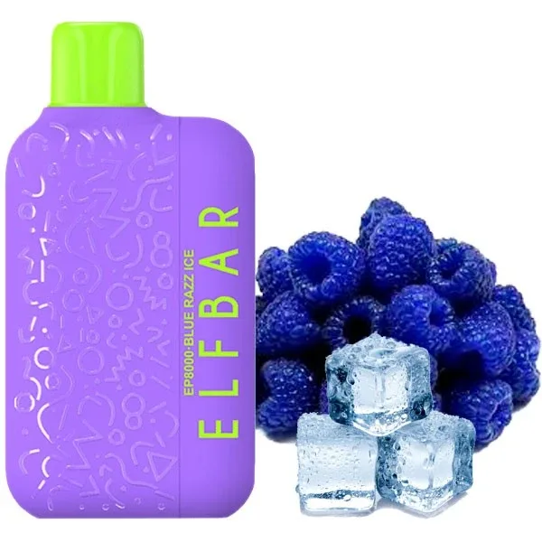 Elf Bar EP 8000 Blue Razz Ice (Блакитна Малина Лід)