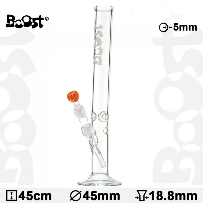 Бонг скляний BOOST Cane H: 45cm- Ø: 45mm-SG: 18,8mm