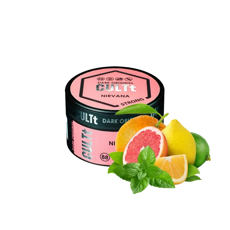 Тютюн CULTt Strong DS88 100g Nirvana (Грейпфрут Апельсин М'ята)