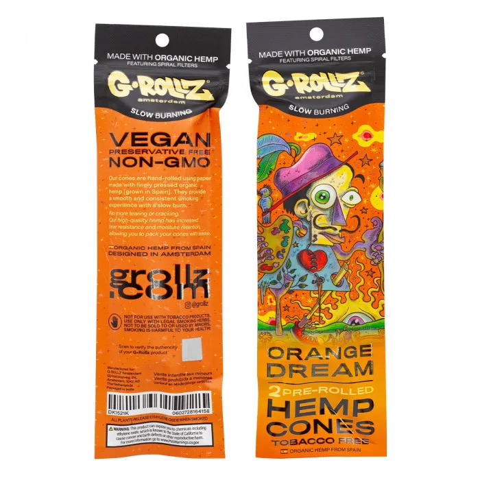 Конус G-ROLLZ - 2x Orange Dream Pre-Rolled Hemp Cones 3
