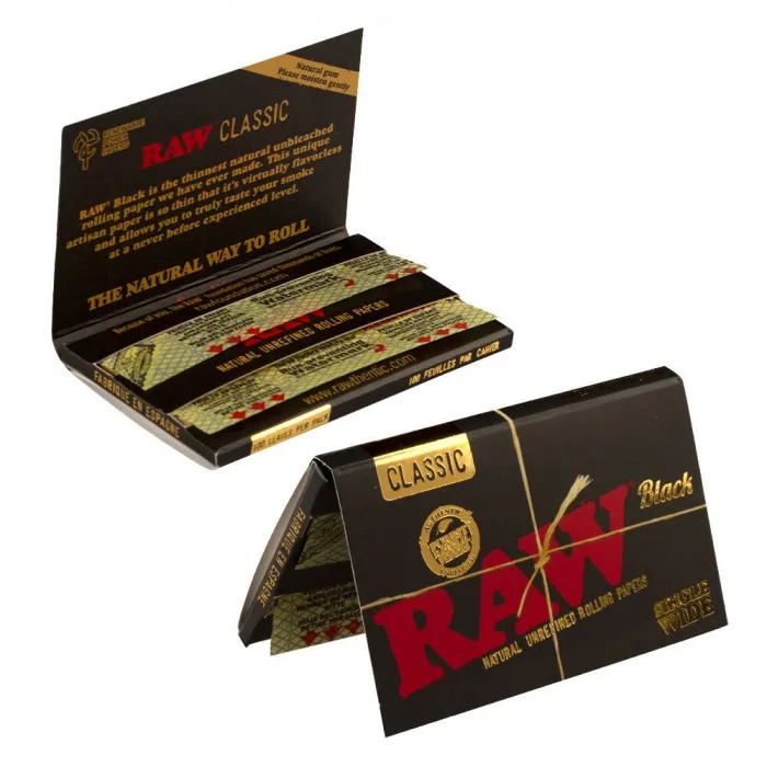 Папір для самокруток RAW Classik Black 3