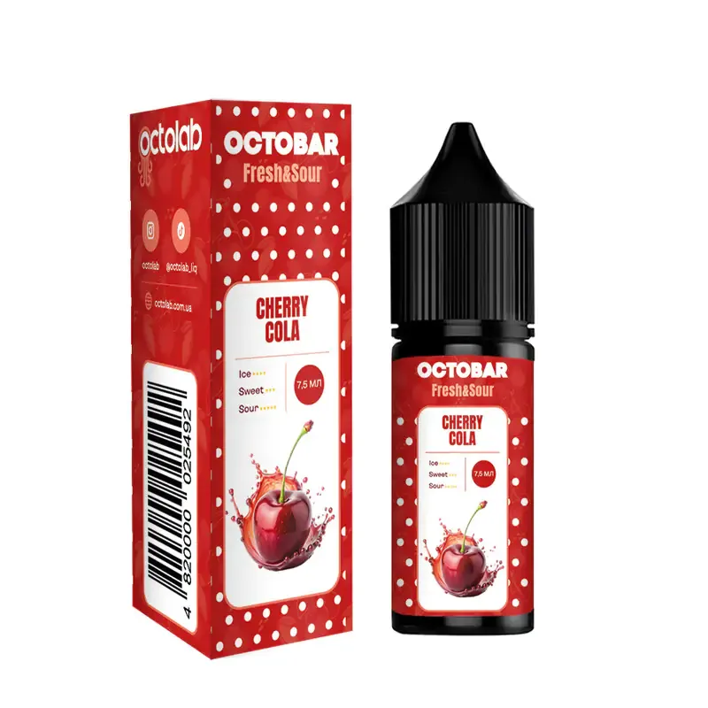 Набір Octobar Fresh & Sour 15 мл 50 мг Cherry Cola (Вишнева кола)