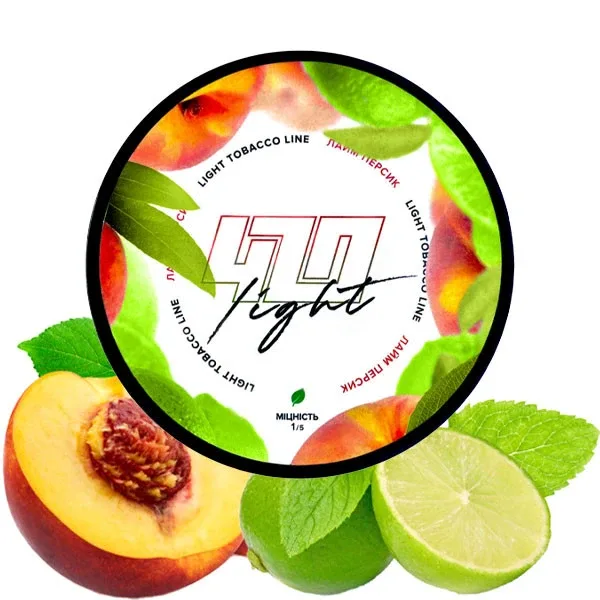 Тютюн 420 Light 100gr Лайм Персик