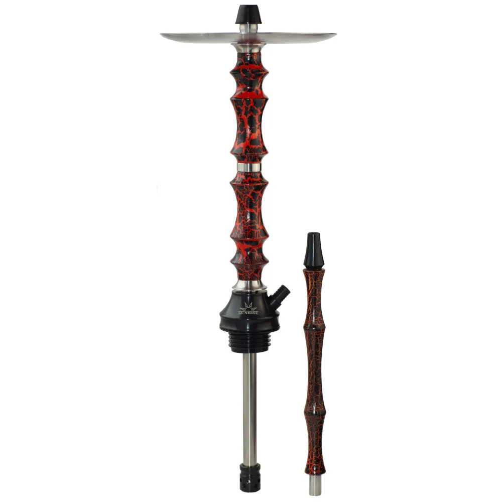 Кальян Sunrise Hookah Classic Wood Crack Red