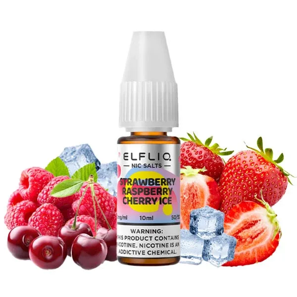 Рідина Elf Liq 10 мл Strawberry Raspberry Cherry Ice (Полуниця Малина Вишня Лід)