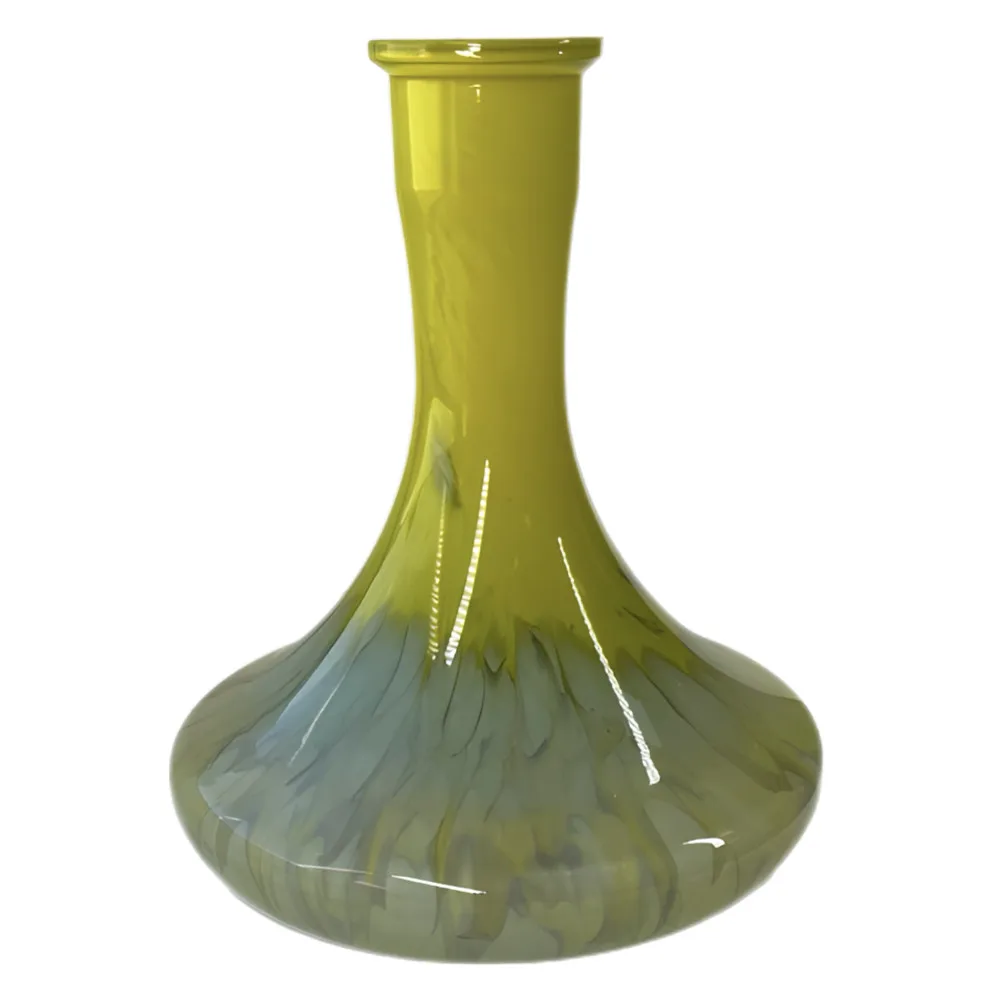 Колба для кальяну Україна Craft Жовто - Біла