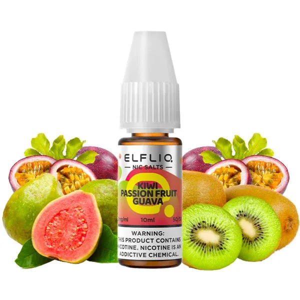 Рідина Elf Liq 10 мл Kiwi Passion Fruit Guava (Ківі Маракуя Гуава)