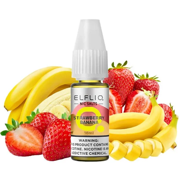 Рідина Elf Liq 10 мл Strawberry Banana (Полуниця Банан)
