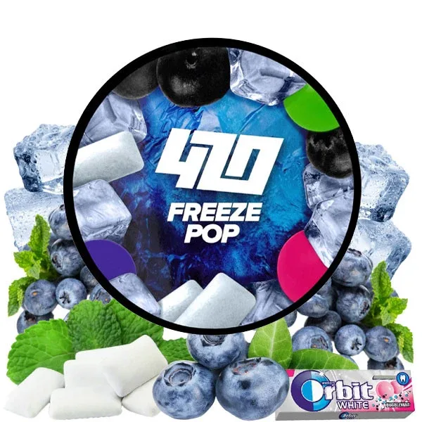 Тютюн 420 Classic Frost Line 250gr Freeze Pop (Орбіт Чорниця)