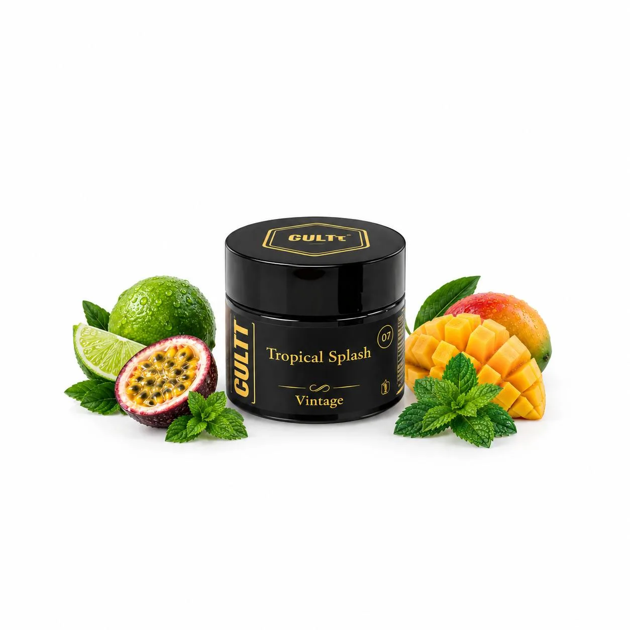 Тютюн CULTt Vintage V07 60g Tropical Splash (Лайм Маракуя Манго М'ята)
