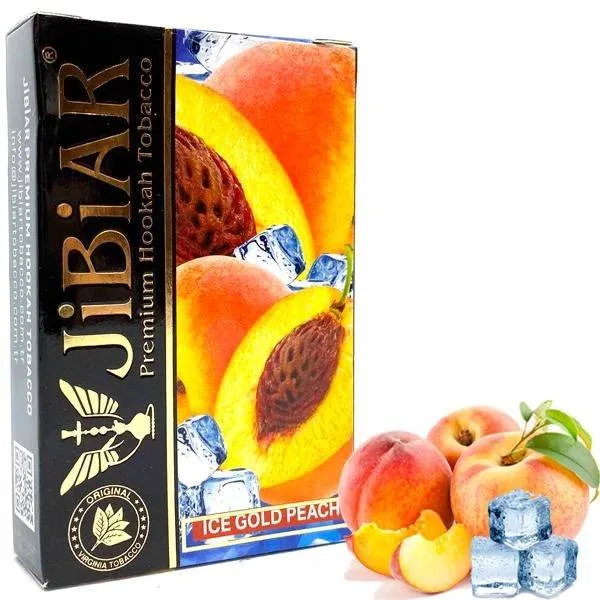 Тютюн Jibiar 50g Ice Gold Peach (Лід Персик)
